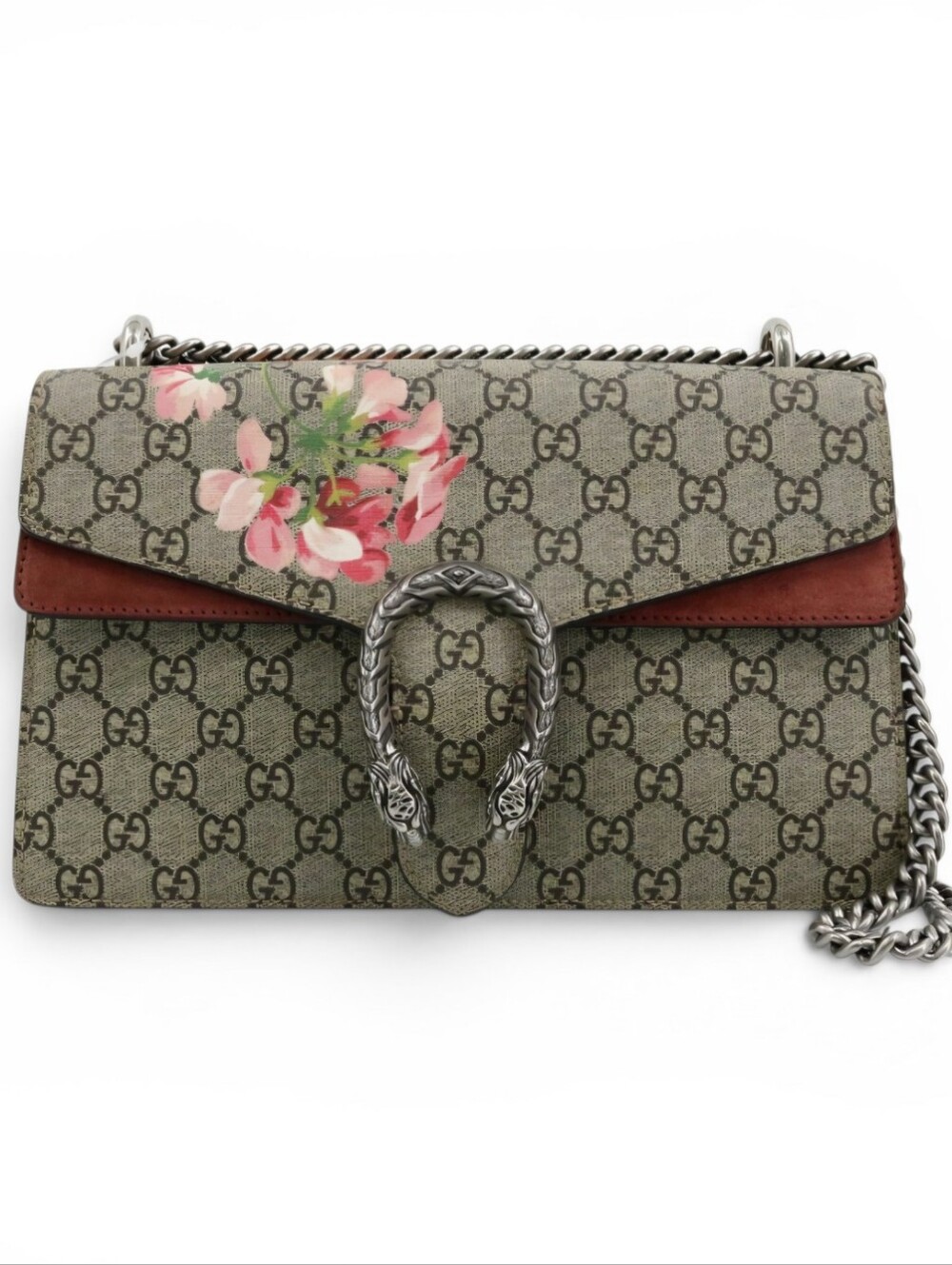 Gucci Bloom Dionysus GG Supreme Floral Canvas Shoulder Bag in PVC